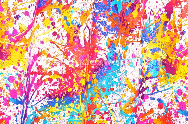 Pattern/Abstract Hologram (White/Orange/Red/Multi)