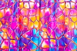 Pattern/Abstract Hologram (Fuchsia/Purple/Red/Multi)