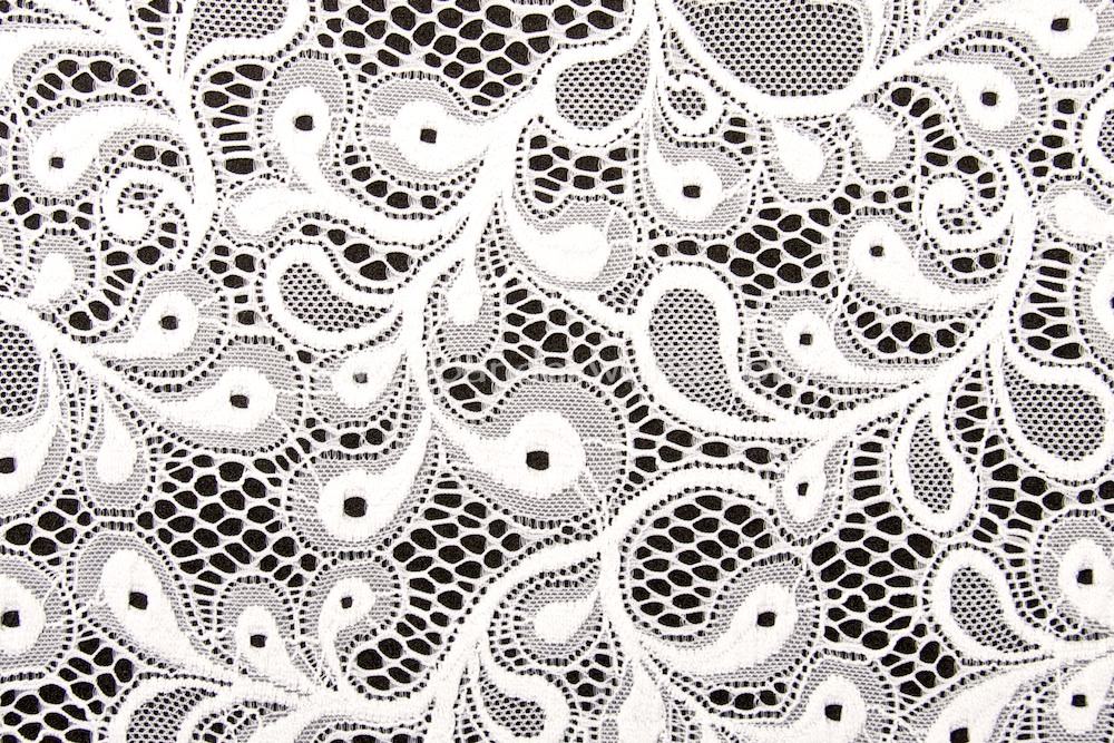 Stretch Lace (White)