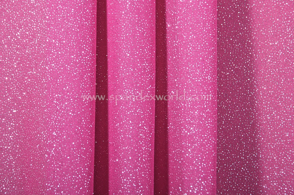Sheer Glitter/Pattern (Fuchsia/Silver)